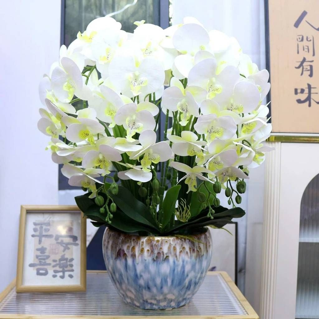  Bình Hoa Lan Hồ Điệp Giả Trang Trí Tết BKCECN-9720 