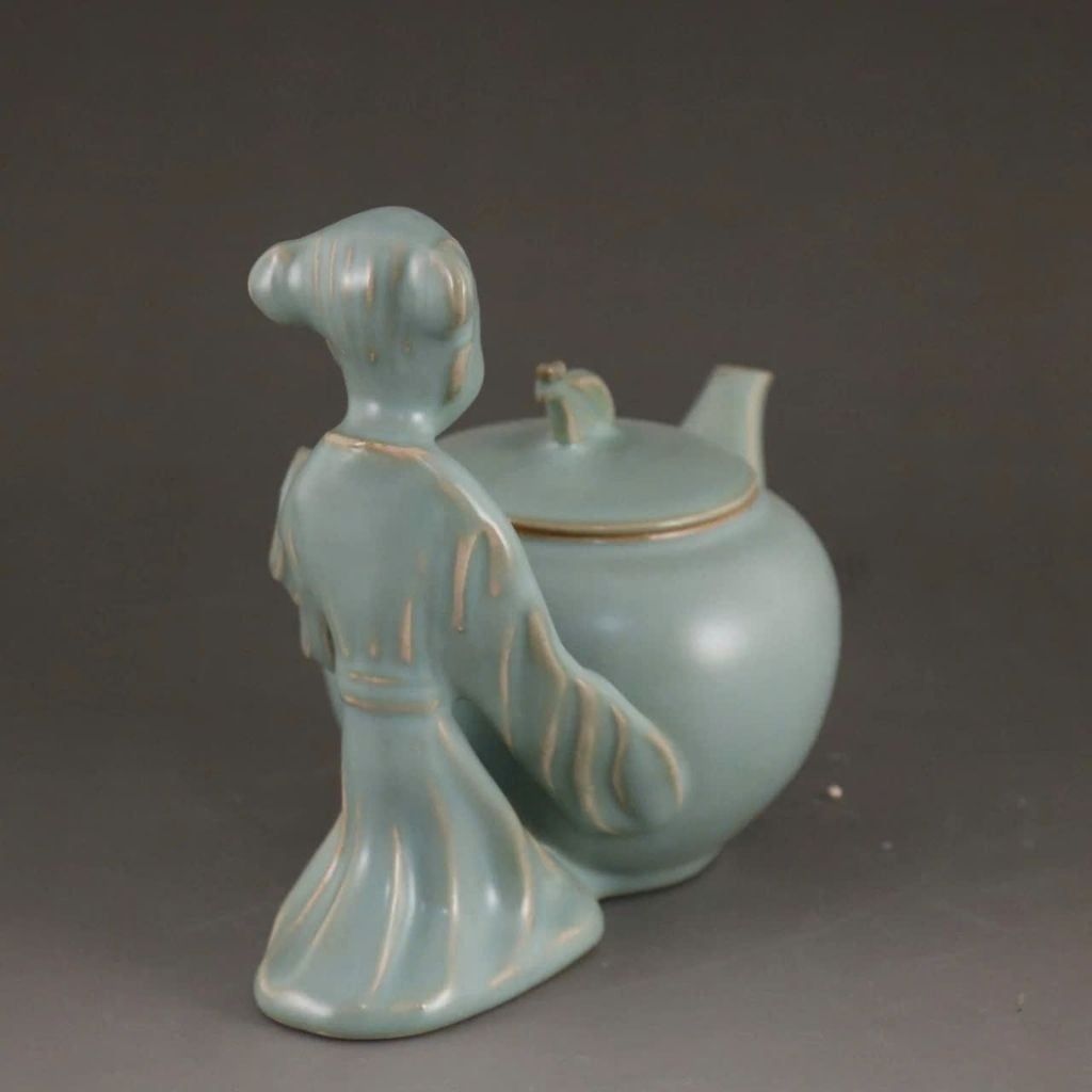  Ấm Gốm Sứ Men Ngọc Phong Cách Sưu Tầm BKCECN-9728 