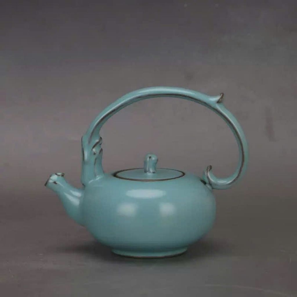  Ấm Gốm Sứ Men Ngọc Quai Xách BKCECN-9729 