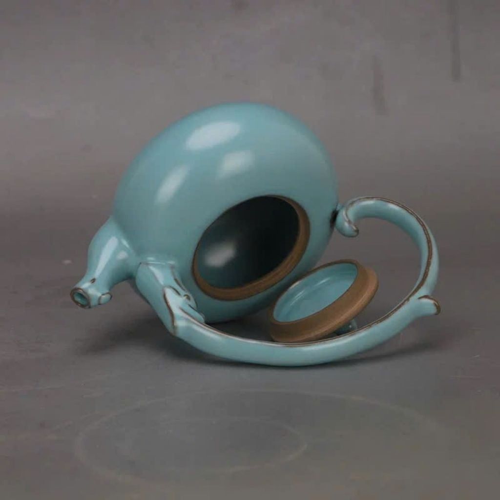  Ấm Gốm Sứ Men Ngọc Quai Xách BKCECN-9729 