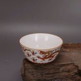  Bát Sứ Trắng Vẽ Rồng Phượng Cổ Điển BKCECN-9731 