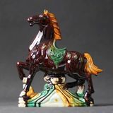  Tượng Ngựa Gốm Sứ Tam Thái BKCECN-9735 