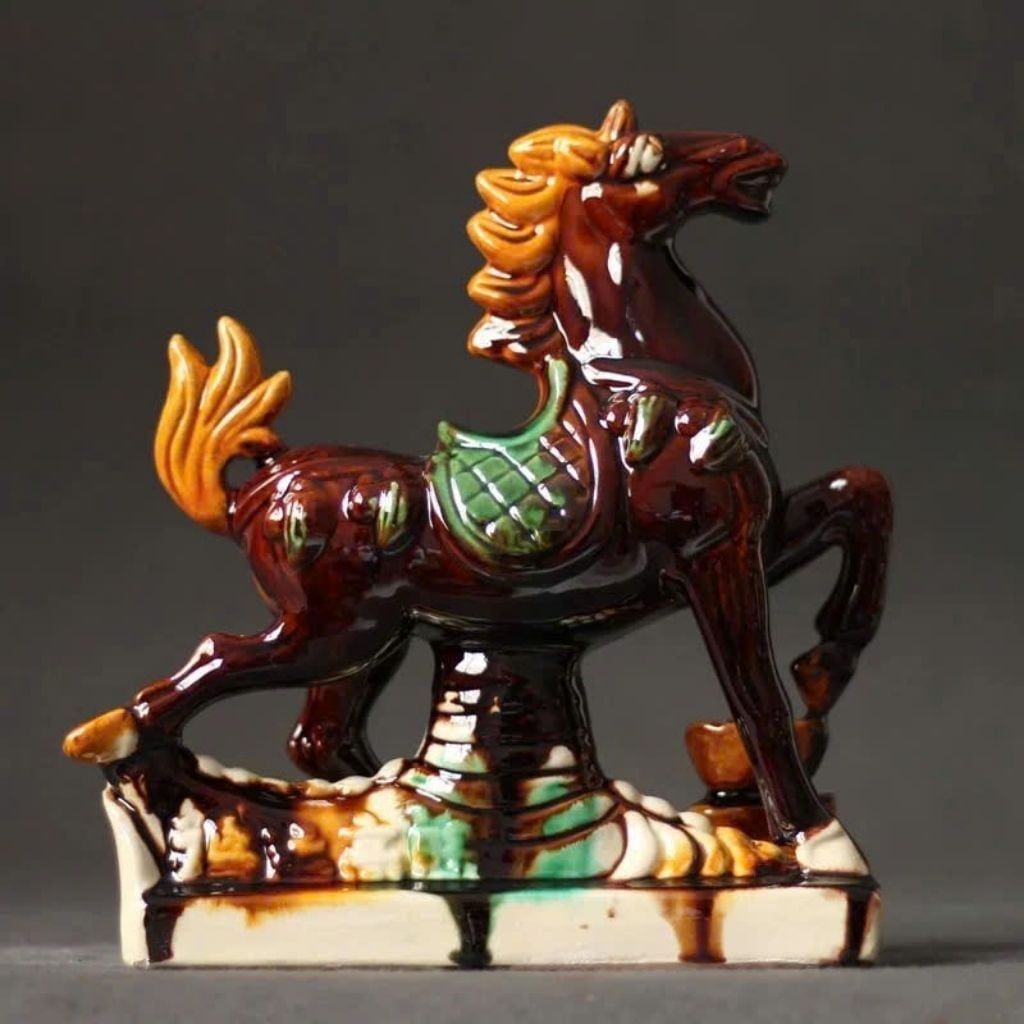 Tượng Ngựa Gốm Sứ Nhất Mã Phi Thiên BKCECN-9737 