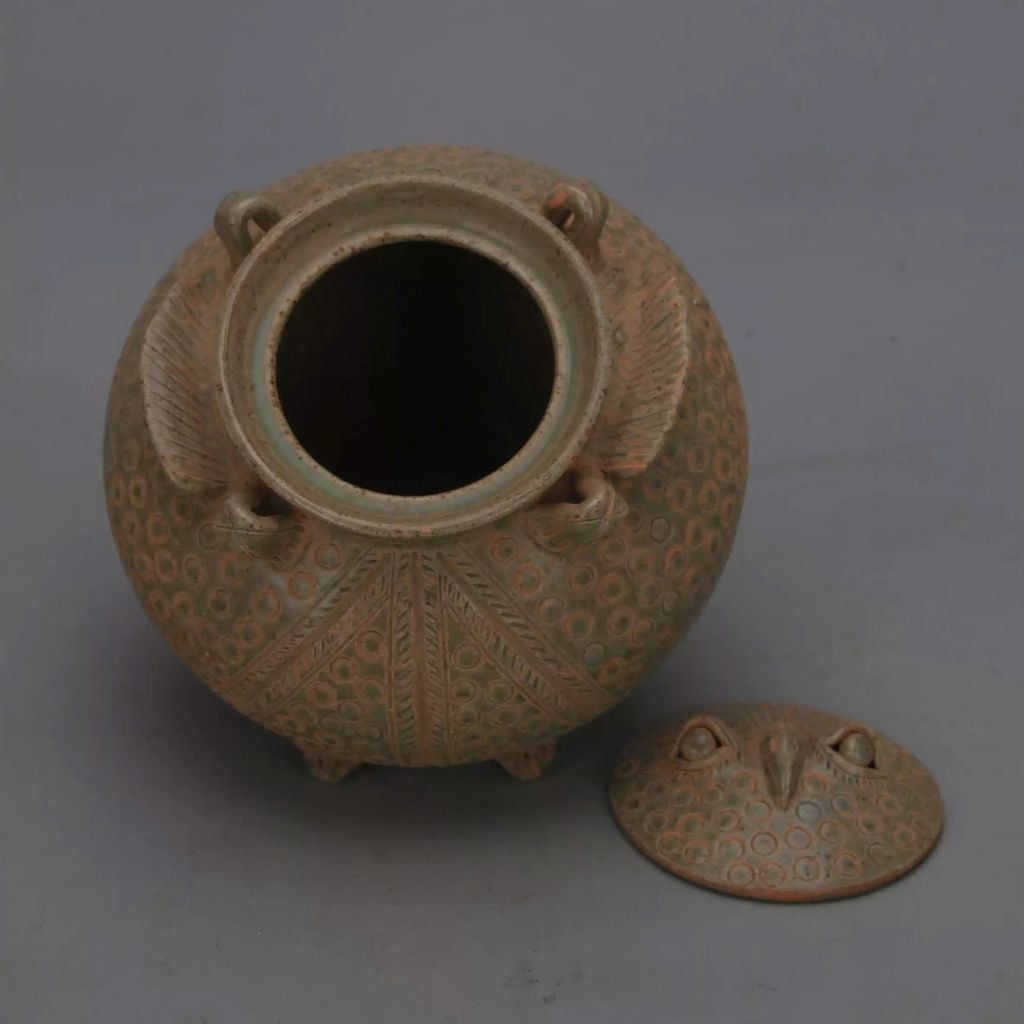  Hũ Gốm Sứ Cổ Trang Trí Hình Chim Cú Sưu Tầm Độc Đáo BKCECN-9770 