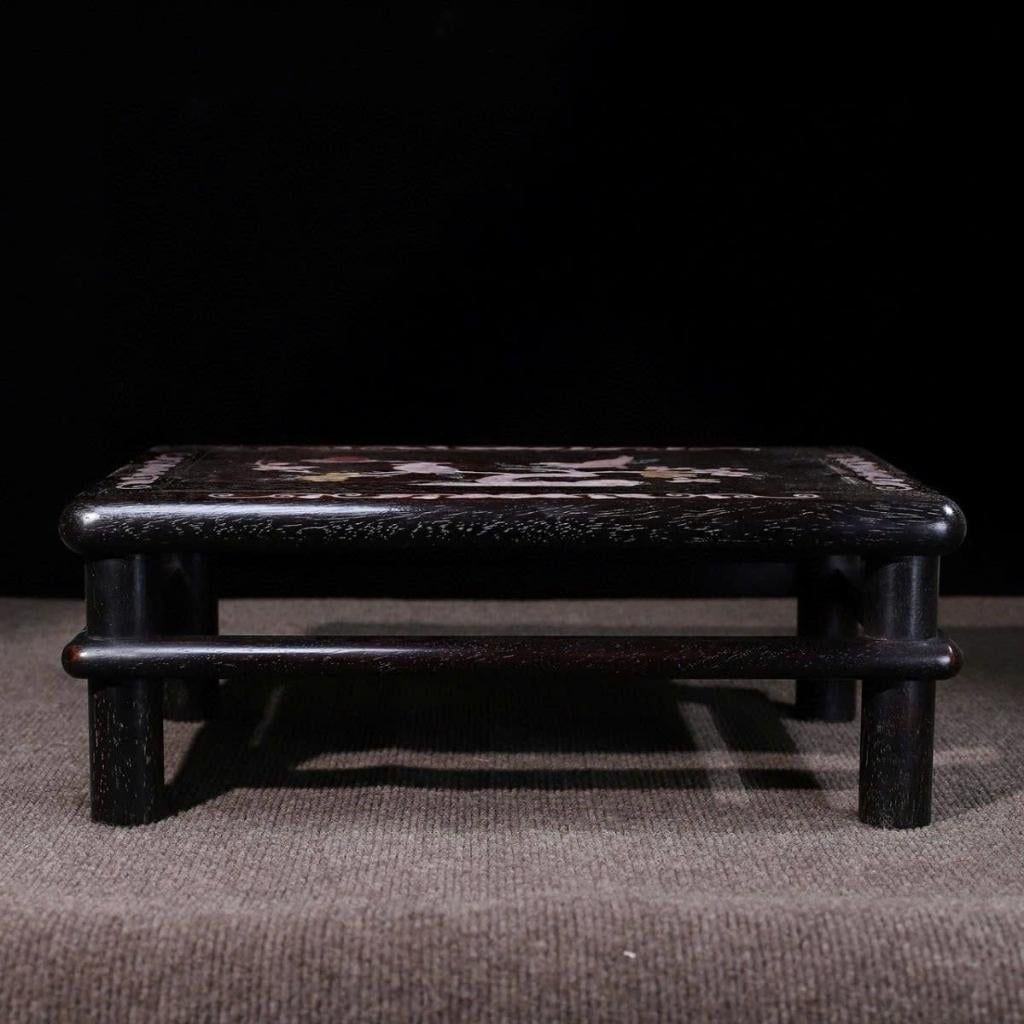  Khay Trà Gỗ Gụ Khảm Chim Hoa Cổ Điển BKCECN-9773 