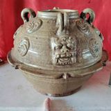  Bình Gốm Bầu Dẹt Cổ Điển Sưu Tầm BKCECN-9797 