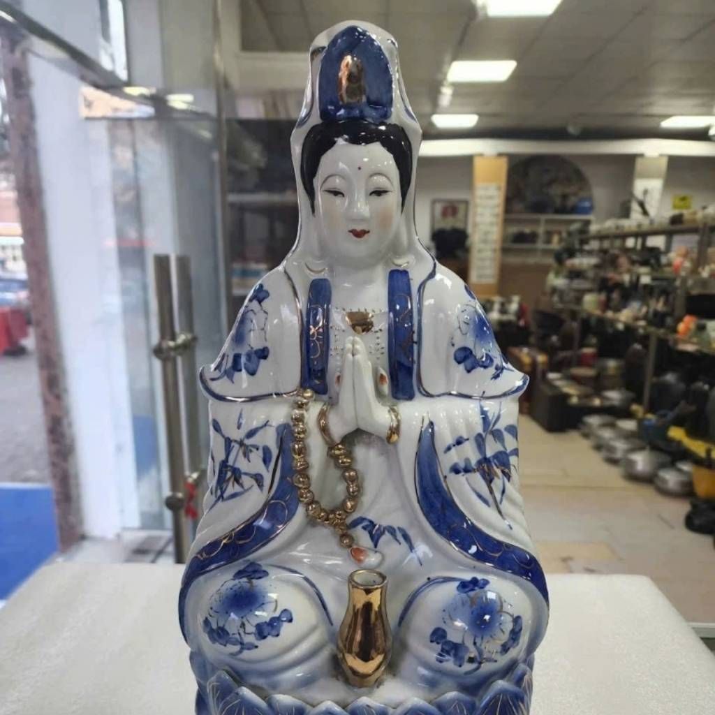  Tượng Quan Âm Gốm Sứ Cao Cấp BKCECN-9800 