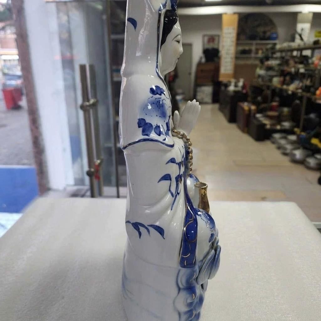  Tượng Quan Âm Gốm Sứ Cao Cấp BKCECN-9800 