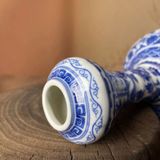  Bình Gốm Sưu Tầm men lam họa tiết Phượng Hoàng BKCECN-9835 