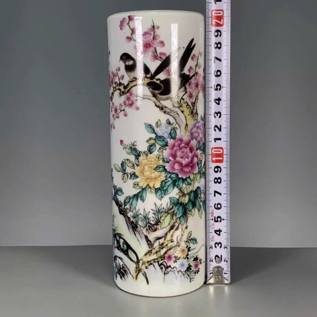  Lọ Gốm Cắm Hoa Phú Quý Dáng Trụ BKCECN-9845 