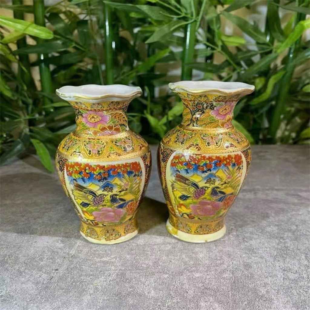  Cặp Bình Gốm Ngũ Sắc Decor Phú Quý BKCECN-9847 