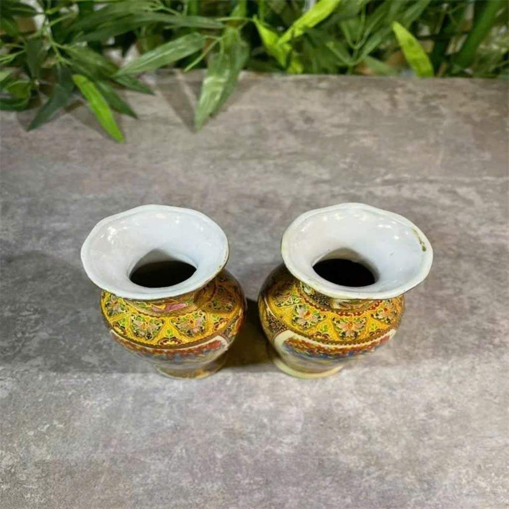  Cặp Bình Gốm Ngũ Sắc Decor Phú Quý BKCECN-9847 