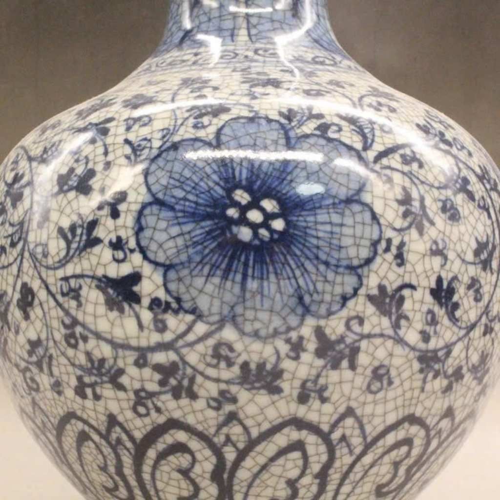  Bình Gốm Men Rạn Phú Quý Decor Cổ Điển BKCECN-9867 