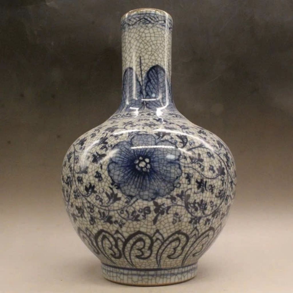  Bình Gốm Men Rạn Phú Quý Decor Cổ Điển BKCECN-9867 