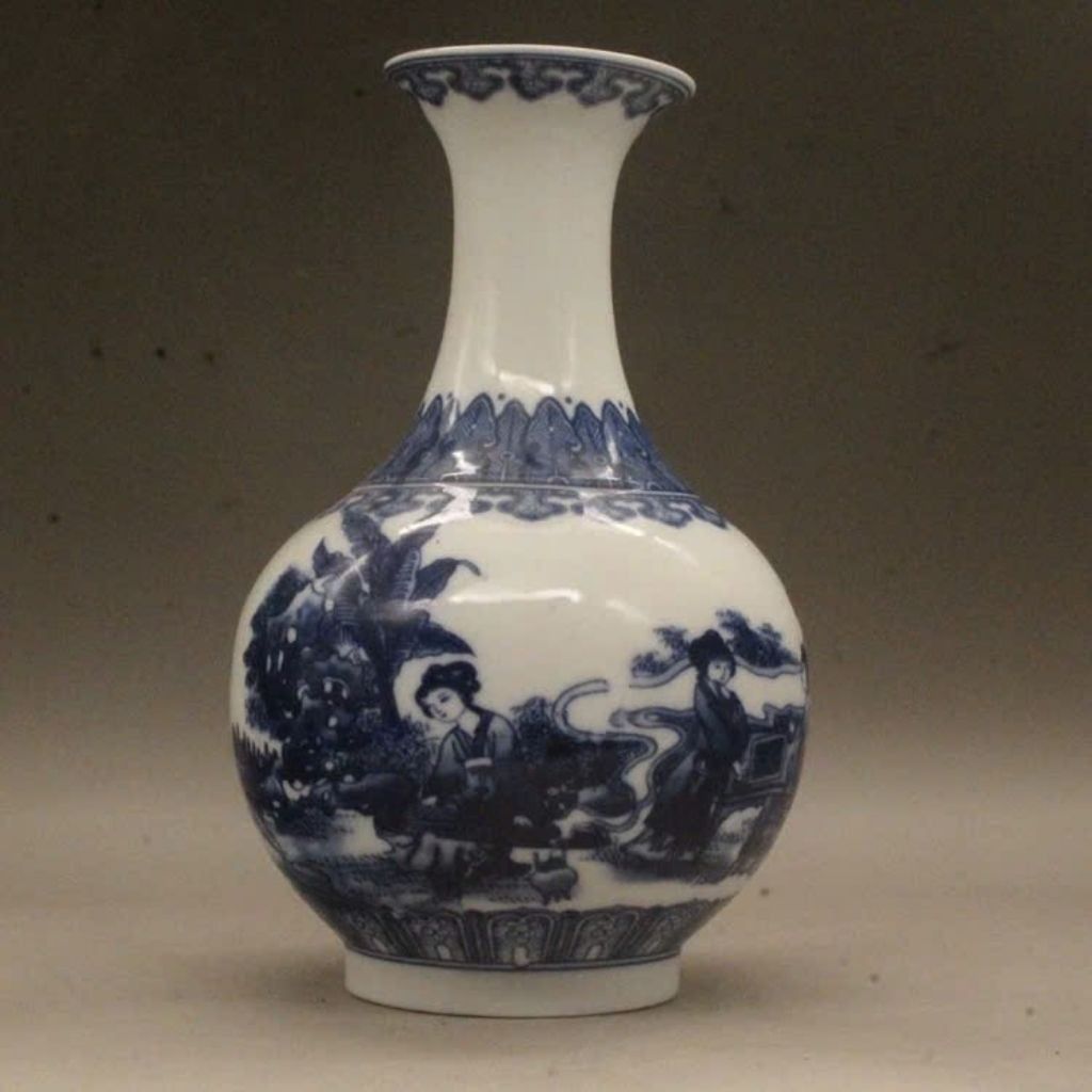  Bình Gốm Sứ Vẽ Mỹ Nhân Decor BKCECN-9868 