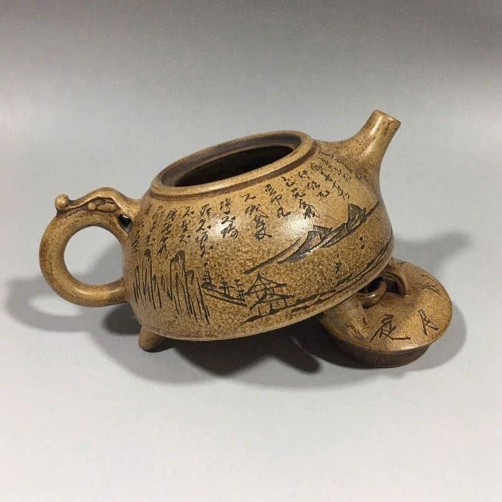  Ấm Trà Gốm Tam Túc Sưu Tầm BKCECN-9869 