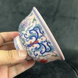  Bát Gốm Sứ Vẽ Hoa Sen Đấu Thái BKCECN-9870 