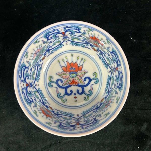  Bát Gốm Sứ Vẽ Hoa Sen Đấu Thái BKCECN-9870 