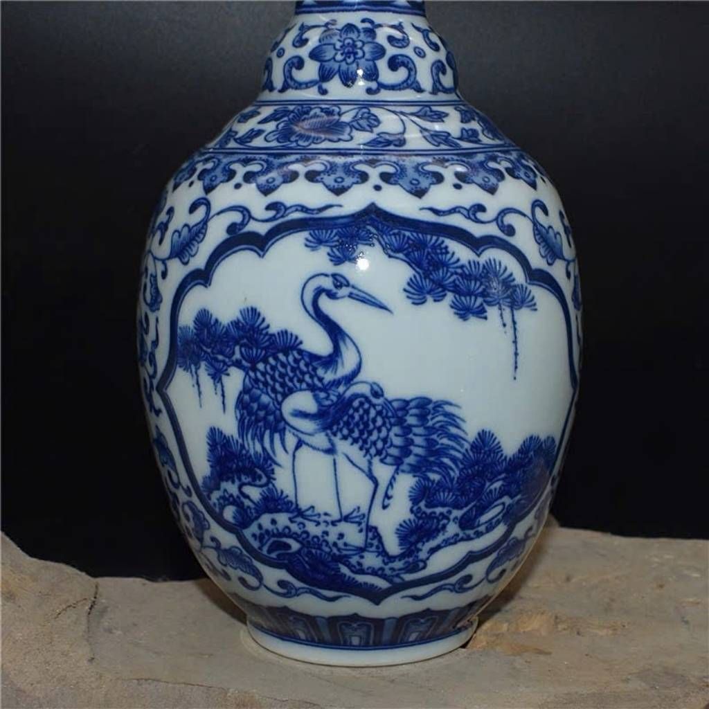  Bình Sứ Tứ Phương Chim Công Phú Quý BKCECN-9874 