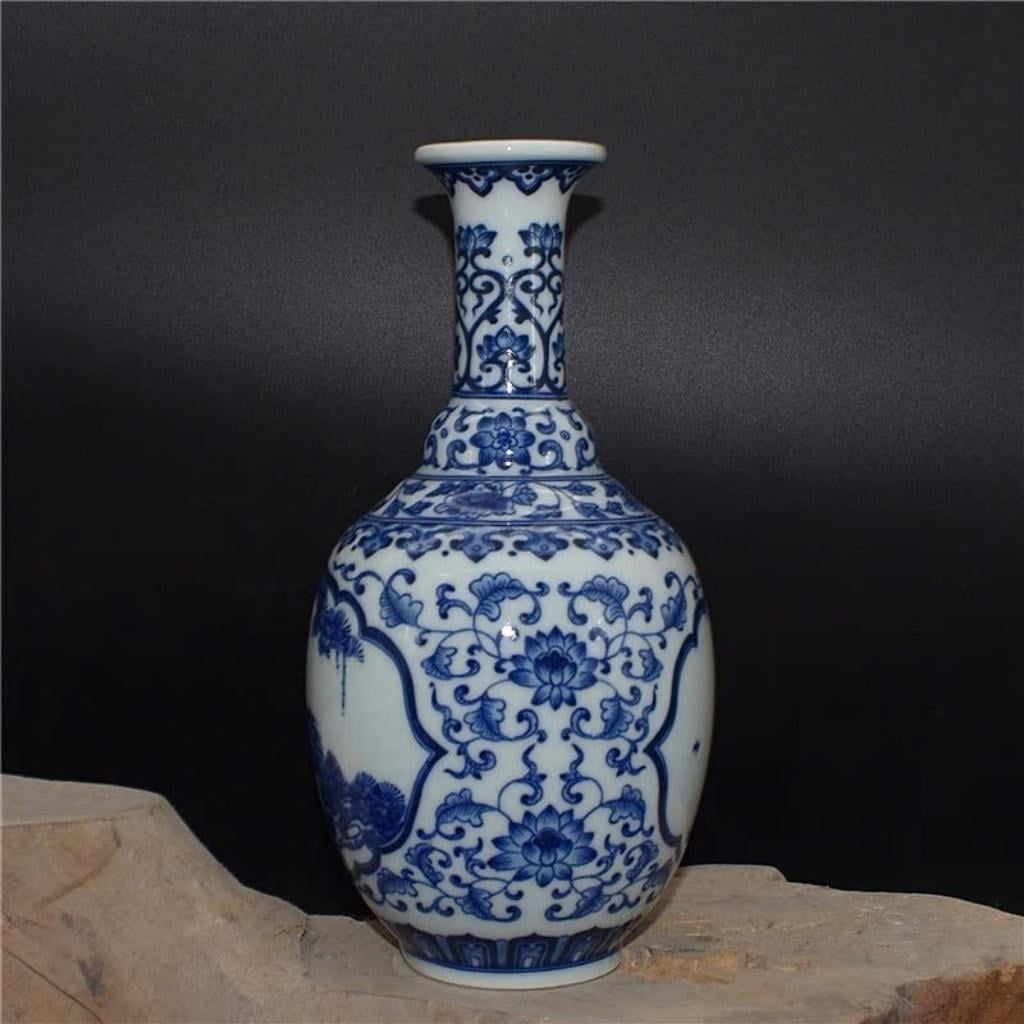  Bình Sứ Tứ Phương Chim Công Phú Quý BKCECN-9874 