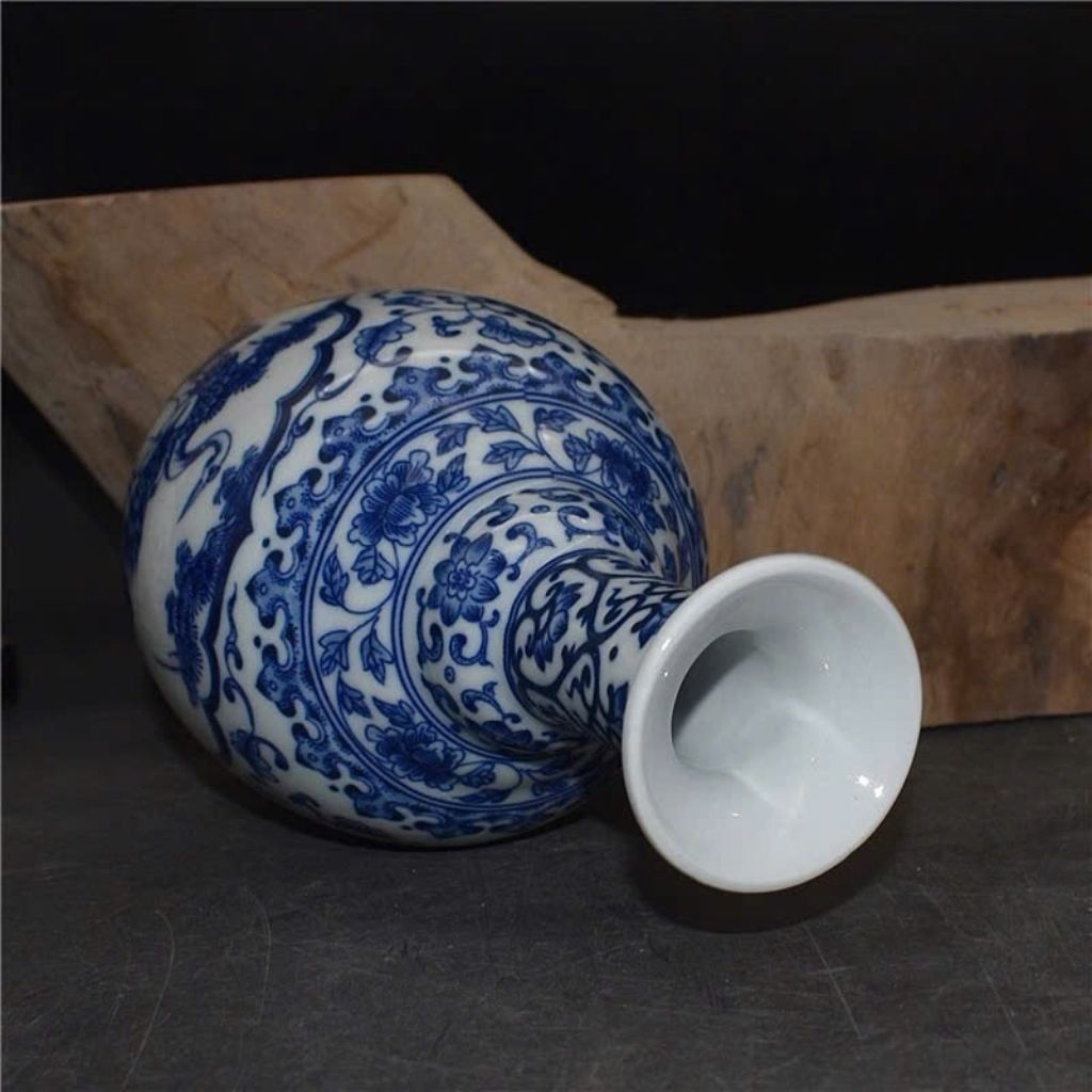  Bình Sứ Tứ Phương Chim Công Phú Quý BKCECN-9874 