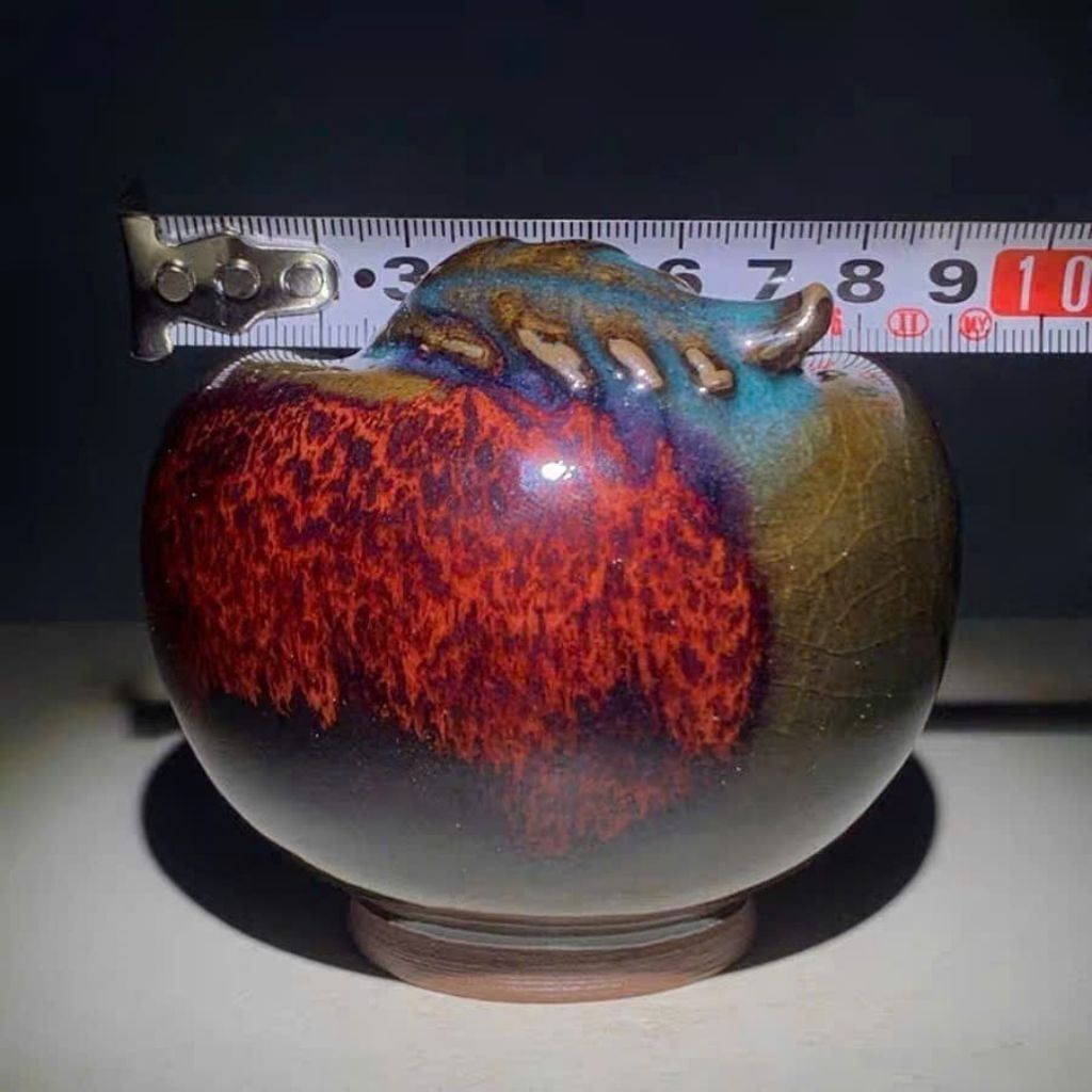  Bình Gốm Men Hỏa Biến Sưu Tầm Độc Bản BKCECN-9876 