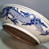  Lư hương sứ trắng ba chân cổ sưu tầm BKCECN-9896 