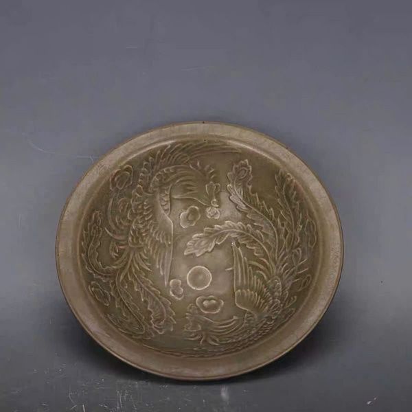  Bát gốm cổ rồng phượng sưu tầm BKCECN-9898 