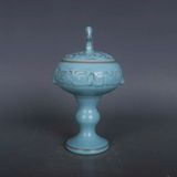  Lư Xông Trầm Gốm Sứ Men Xanh Thiên Thanh Cổ Điển BKCECN-9899 