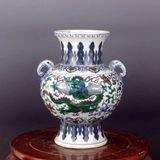  Bình gốm Tai Voi Rồng Đấu Thái BKCECN-9924 