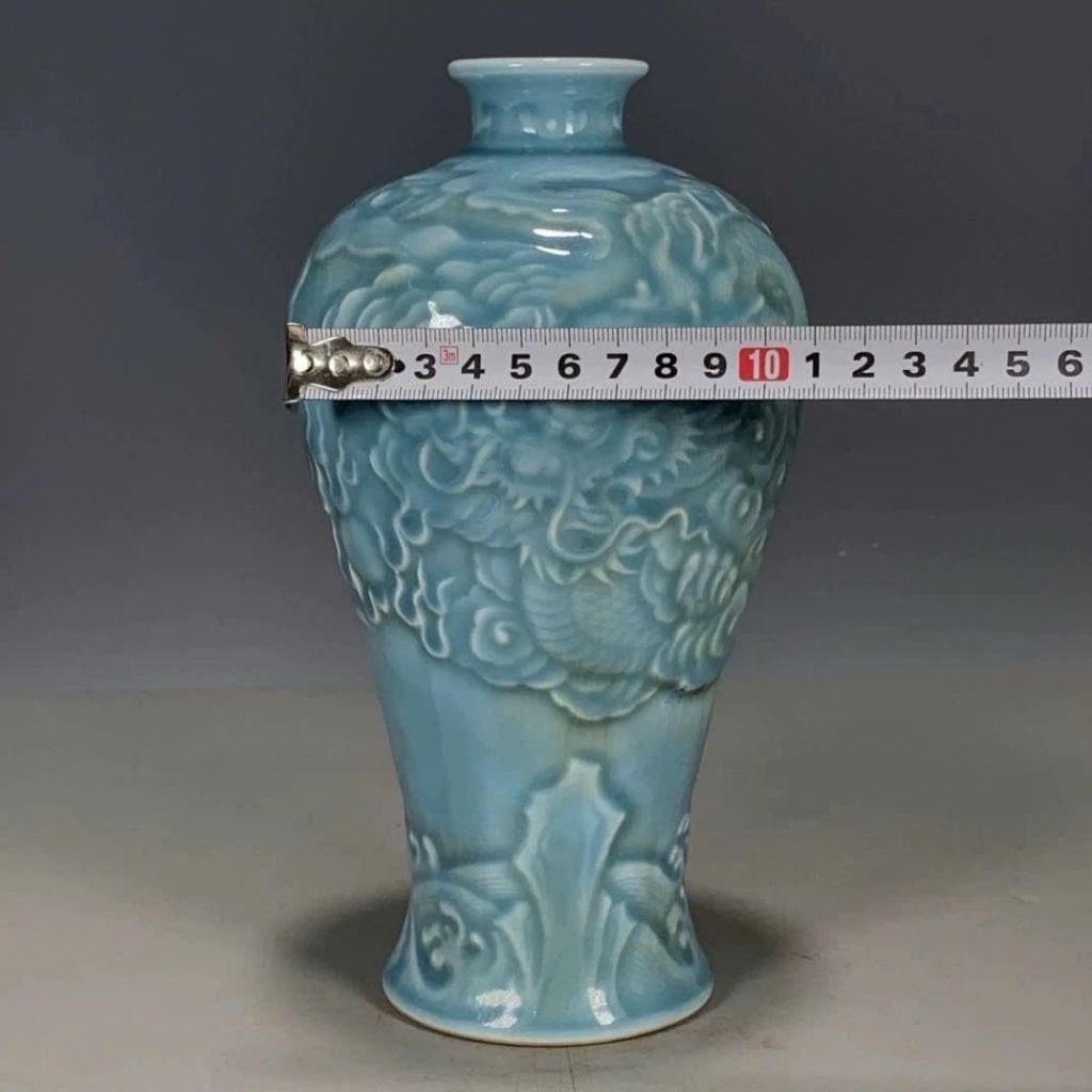  Mai Bình Tích Lộc Vẽ Rồng Men Ngọc Cao Cấp BKCECN-9955 