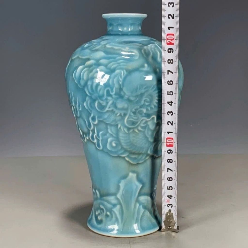  Mai Bình Tích Lộc Vẽ Rồng Men Ngọc Cao Cấp BKCECN-9955 