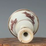  Ly Gốm Sứ Chân Cao Vẽ Phượng Hoàng Cổ  BKCECN-9956 