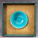  Chén Gốm Sứ Khắc Kim Bát Bảo Cát Tường . BKCECN-9957 