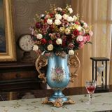  Bình Gốm Cắm Hoa Dáng Cổ Điển Họa Tiết Hoa Hồng BKCECN-9962 