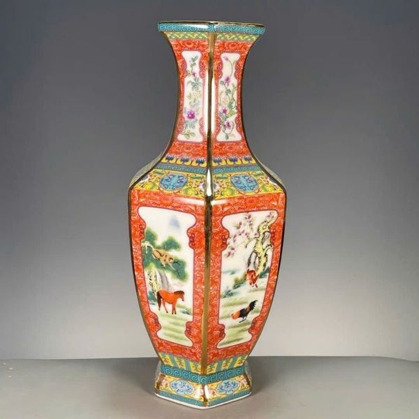  Bình Gốm 12 Con Giáp Đa Giác Đẹp  BKCECN-9969 