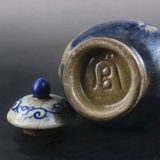  Bình Trà Kỳ Lân Tống Tử Men Rạn Nung Củi  BKCECN-9971 