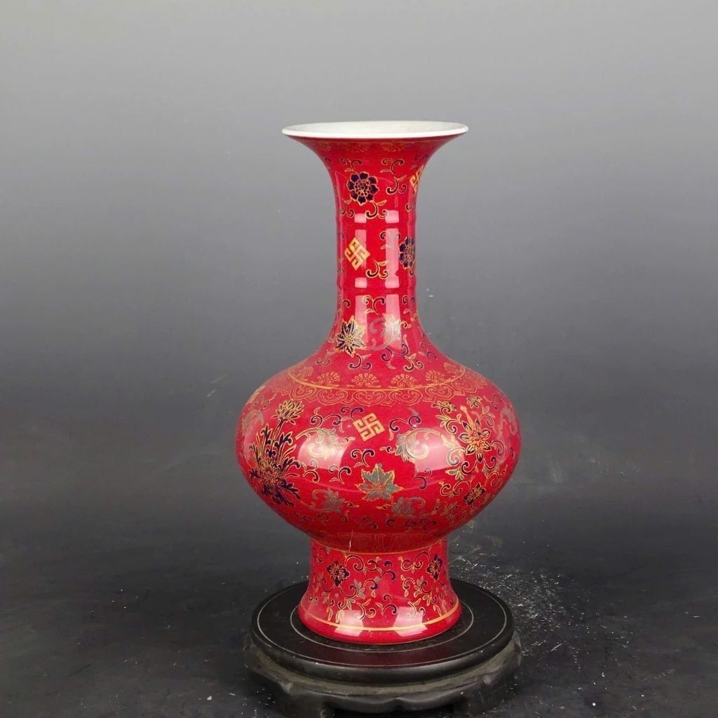  Bình gốm Phú Quý Hồng Kim Sưu Tầm BKCECN-9973 