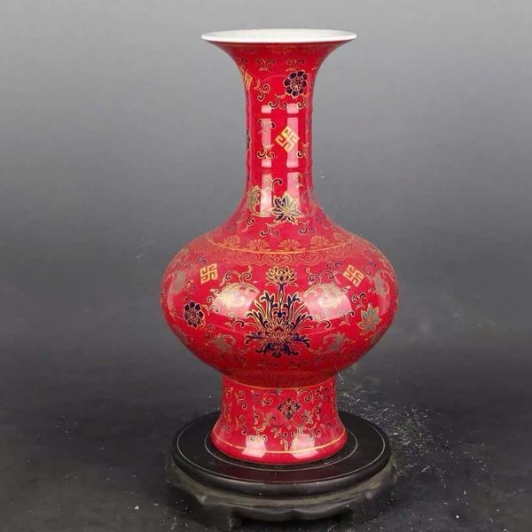  Bình gốm Phú Quý Hồng Kim Sưu Tầm BKCECN-9973 