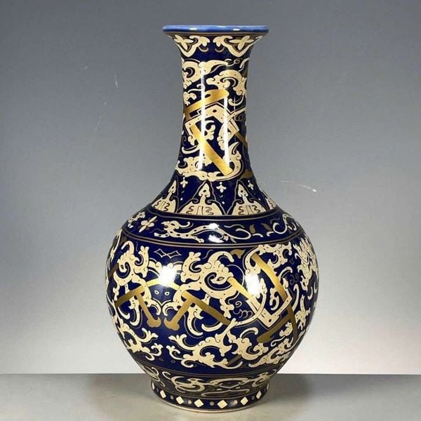  Bình Thưởng Gốm Sứ Sưu Tầm Nung Củi Đẹp BKCECN-9978 