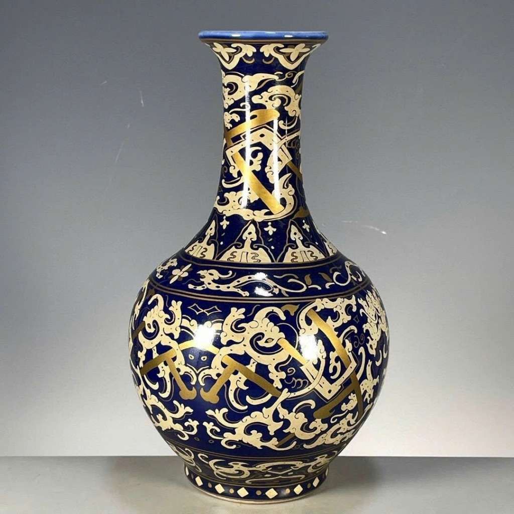  Bình Thưởng Gốm Sứ Sưu Tầm Nung Củi Đẹp BKCECN-9978 