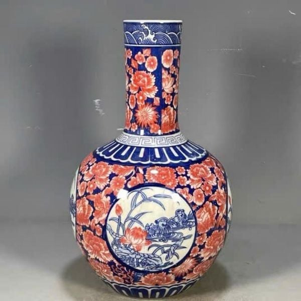  Bình Tỏi Liên Hoa Gốm Sứ Sưu Tầm Cao Cấp BKCECN-9993 