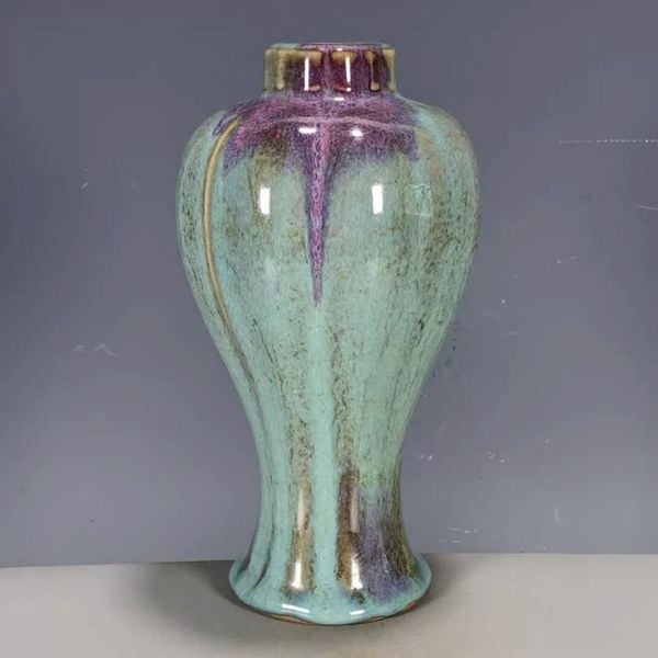  Bình Gốm Men Hỏa Biến Sưu Tầm Lành Tít BKCECN-9998 