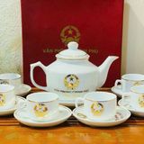  Bộ Ấm Chén Văn Phòng Chính Phủ Men Ngọc Cao Cấp BKCEVN-10240 