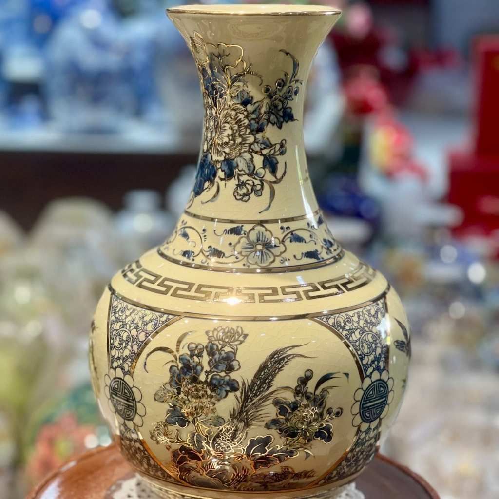  Bình Gốm Thủ Công In Chữ Thủ Tướng Chính Phủ Phạm Minh Chính BKCEVN-9339 