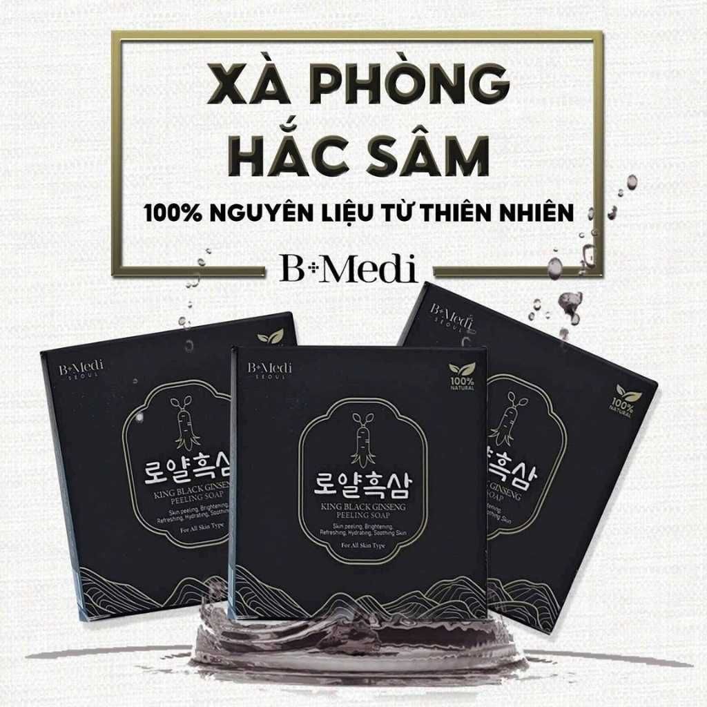  Xà Phòng Hắc Sâm B+Medi cho làn da trẻ đẹp  BKCOKR-9036 