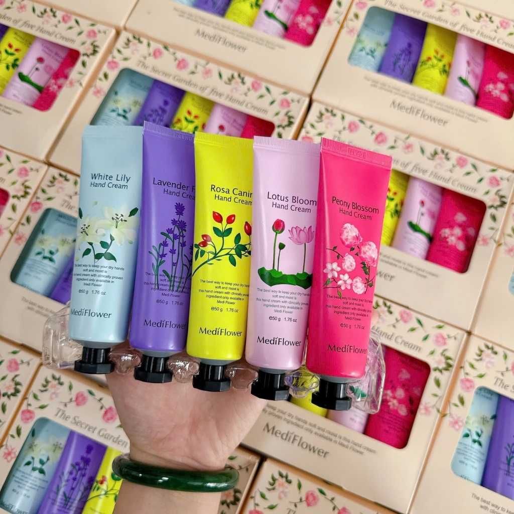  Set Kem Tay Medi Flower Chính Hãng BKCOKR-9039 