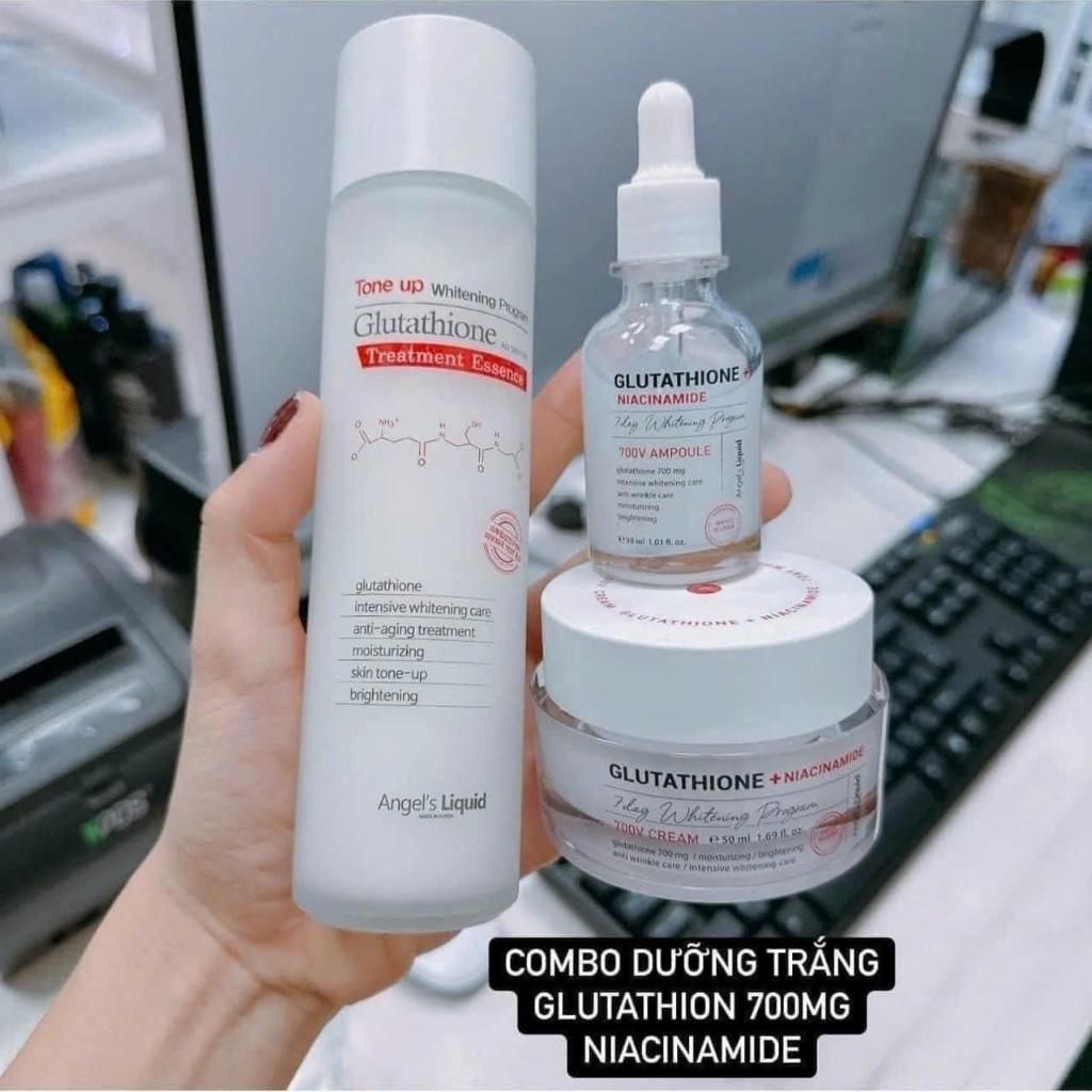  Combo Dưỡng Trắng Da 7 Days Whitening Program Glutathione 700 BKCOKR-9042 