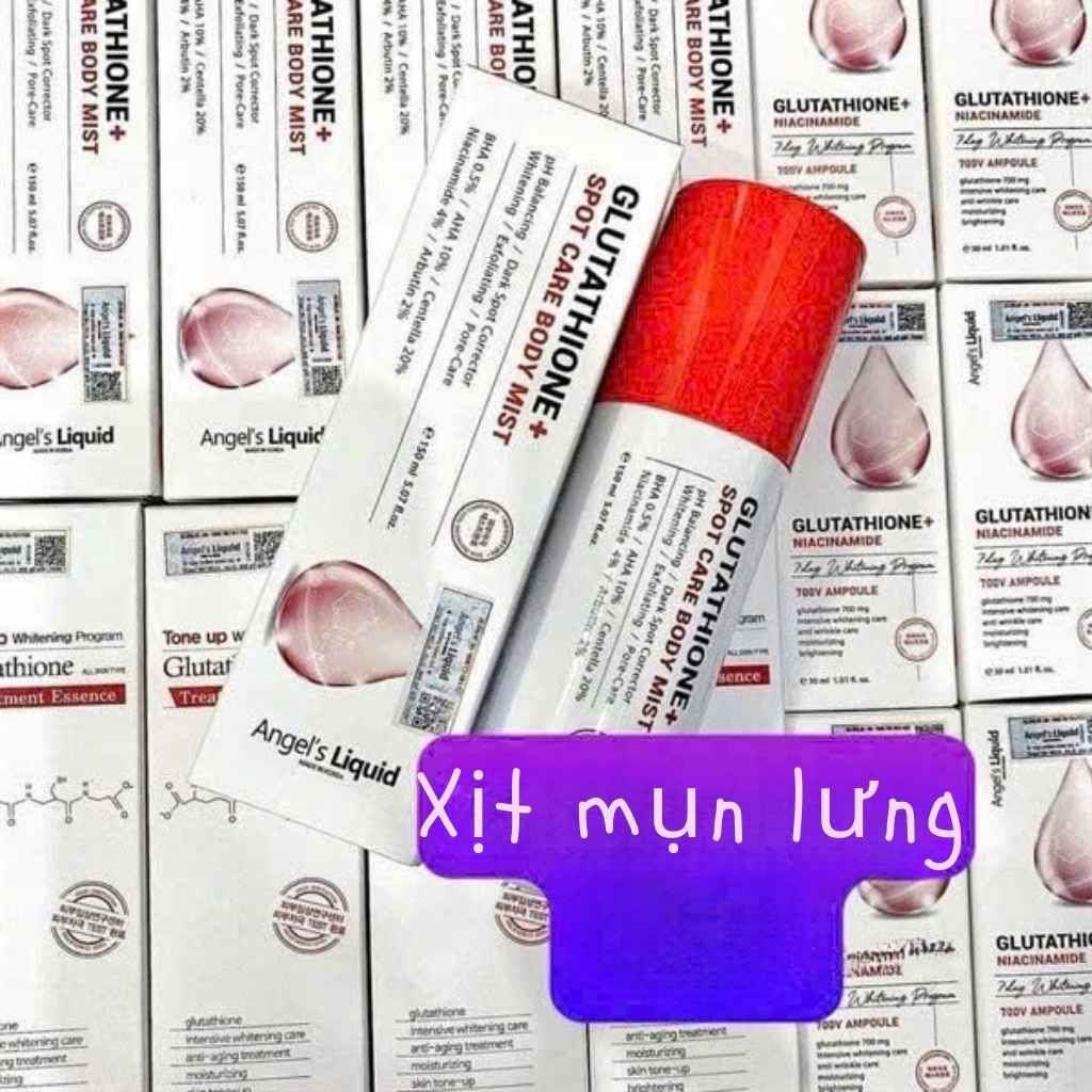  Xịt Mụn Lưng Angel's Liquid Glutathione BKCOKR-9043 