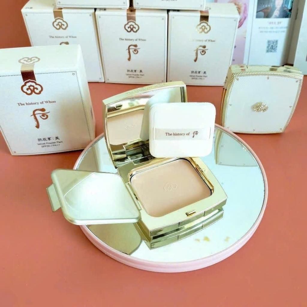  Phấn Phủ Whoo Trắng Vuông Tone 21 Sáng Hồng – Kiềm Dầu BKCOKR-9074 